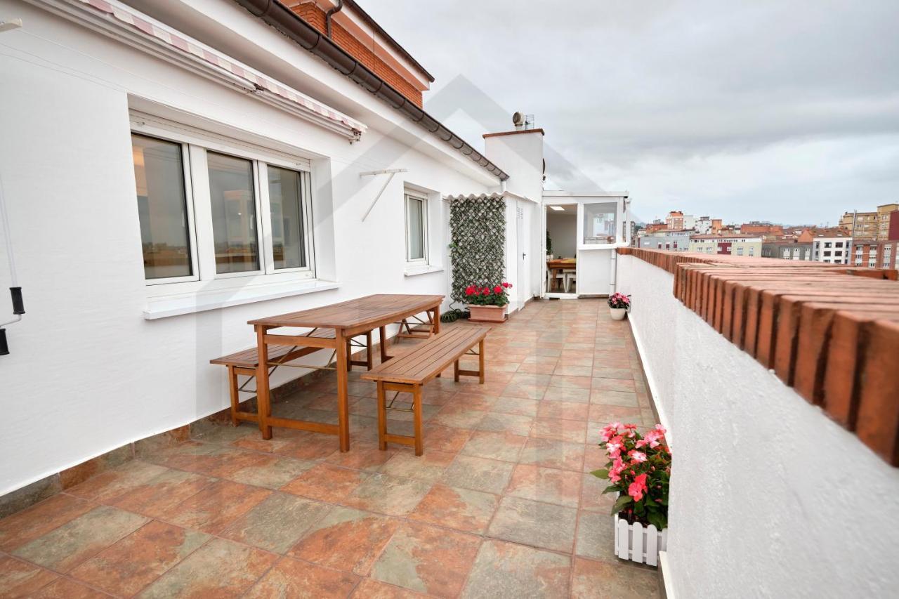 Espectacular Atico A Un Paso Del Centro De Gijon Bed & Breakfast エクステリア 写真