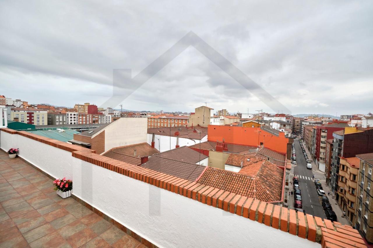 Espectacular Atico A Un Paso Del Centro De Gijon Bed & Breakfast エクステリア 写真